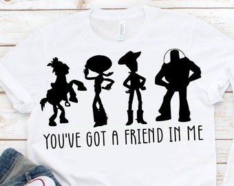 You've Got A Friend In Me SVG, Toy Story SVG, Andy Woody Buzz Lightyear SVG, Dxf, Eps and Png files included