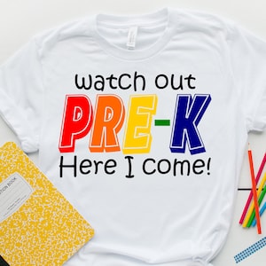 First day of Pre-K SVG, pre k svg png cutting files for silhouette cameo cricut, Pre-K Sublimation File