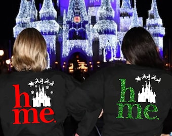 HOME Svg, Home for Christmas svg, Mickeys Very Merry Christmas svg, Mickey's Christmas Party - Svg, Dxf, Eps and Png Included