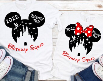 Birthday squad svg, birthday girl, birthday boy, mickey, minnie, digital download, cut file, cricut, silhouette, instant