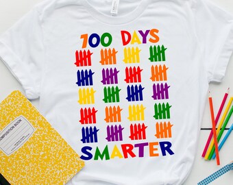 100 Days Smarter SVG, 100 Days SVG, 100th Day of School Svg and Sublimation Files, 100 days of school svg and clipart sublimation