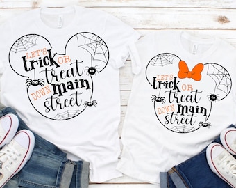 Let&#39;s Trick or Treat down Main Street svg, Mickeys Not So Scary Halloween svg, SVG, Dxf, Eps and Png files included