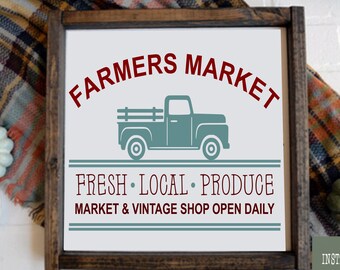 File in formato SVG di mercato degli agricoltori, file SVG con segno d’autunno, file png, svg, dxf, eps e png autunnali inclusi cameo, cricut