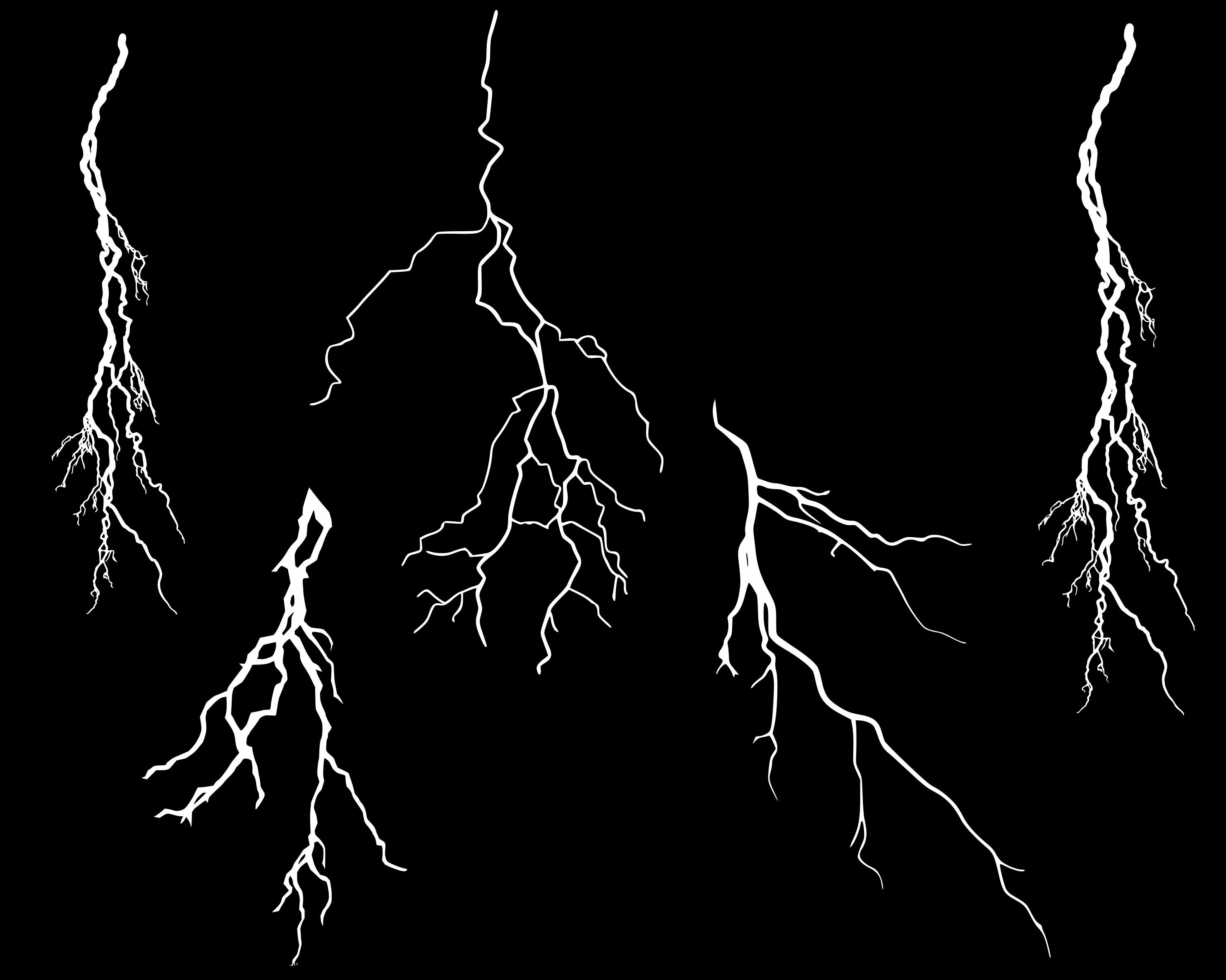 Real lightning bolts