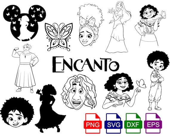 Encanto SVG Bundle, Mirabel svg,  SVG, PNG, Eps and Png files included, Instant download