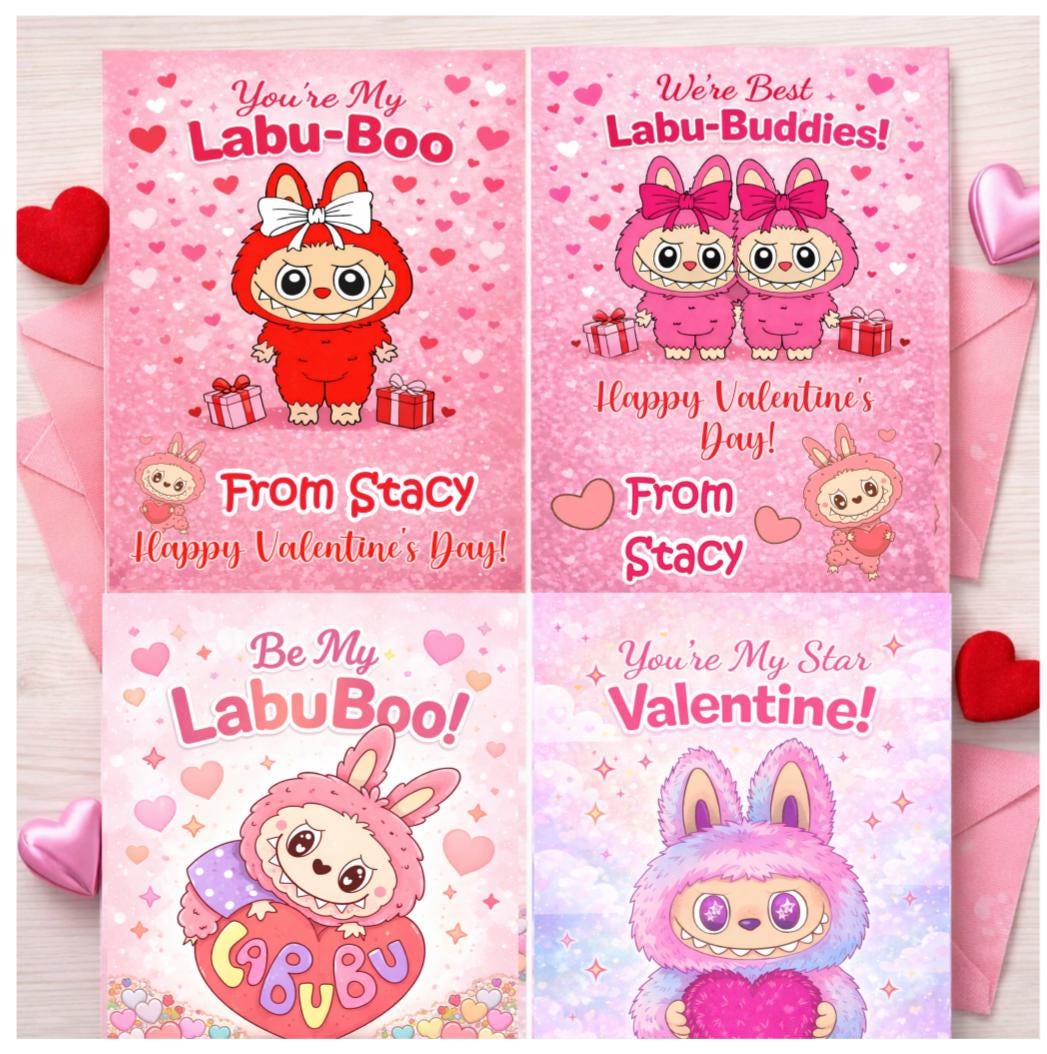 Valentines Labubu - Etsy Canada