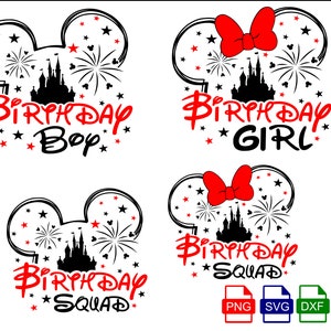 Birthday Squad svg, Family Trip Svg, Birthday Squad Files for cutting machines and sublimation