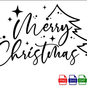 Merry Christmas SVG, Christmas SVG, Christmas sublimation, Vector cut file for Cricut, Svg file for Silhouette, Christmas Home Decor