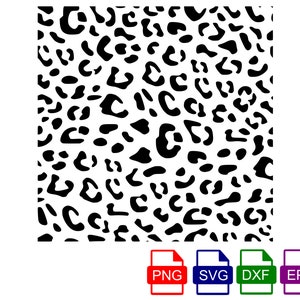 Seemless Leopard Print SVG, Leopard svg, leopard print svg, Svg, PNG and Dxf files included, Instant download