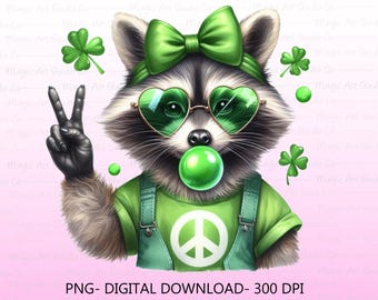 Too Cute to Pinch PNG, St. Patrick's Day PNG, Shamrock Clipart, Cute St. Paddy’s Day Design, Sublimation Digital Download