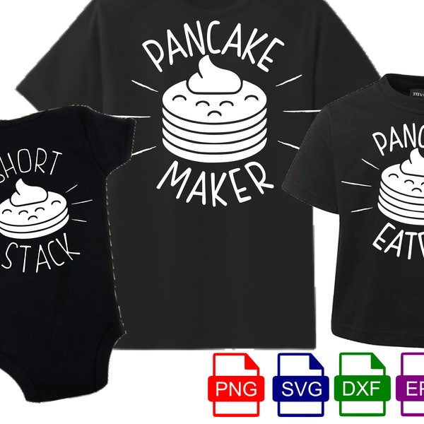 Daddy and me Shirt, Matching Assistant Shirts, mommy and me outfits, Father's day shirt, matching family shirts, Pancake Maker, Short Stack