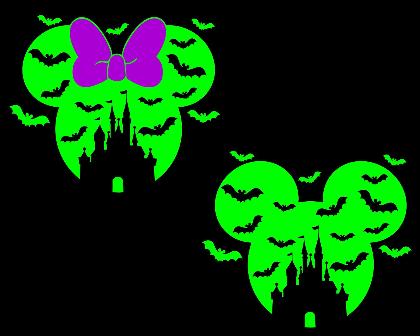 Mickeys Not so Scary Halloween Svg Trick or Treat Down Main - Etsy