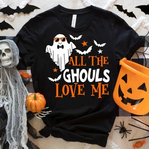 All The Ghouls Love Me svg, Ghost svg, Halloween svg, Boy Halloween svg, dxf, png, eps, Cut File, Cricut, Silhouette, Download