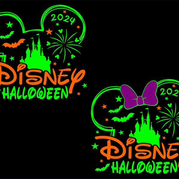 Mickeys Not so scary Halloween svg, Trick or treat down main street svg, Family Halloween 2024 SVG, SVG, Dxf, Eps and Png files included