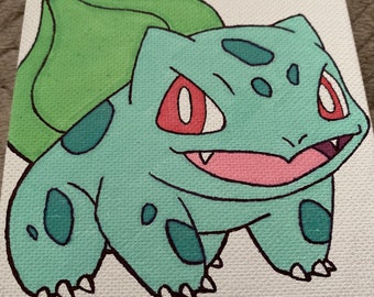 Bulbasaur Canvas Drawing