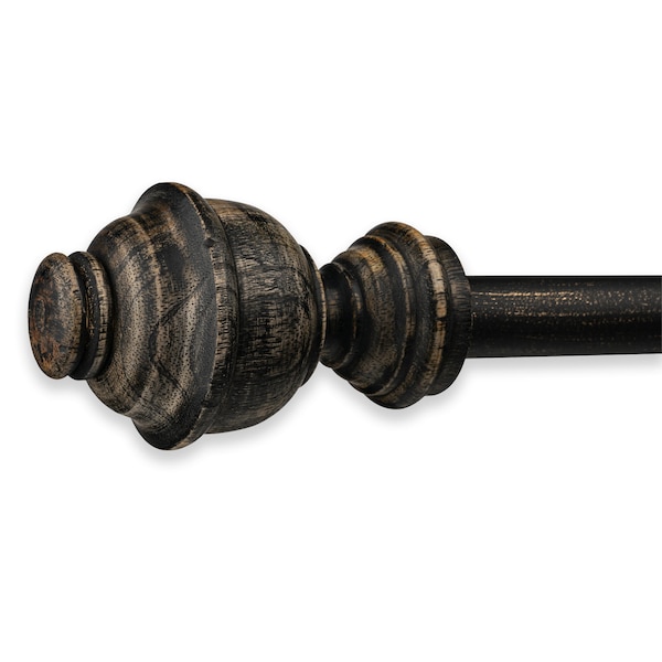Wood Curtain Rod Etsy