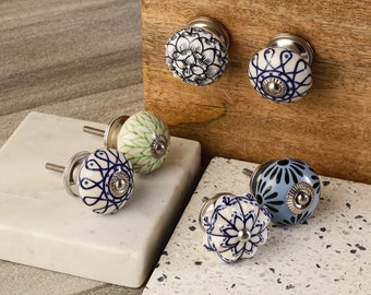 Classic Style Ceramic Pull Knobs (C24)
