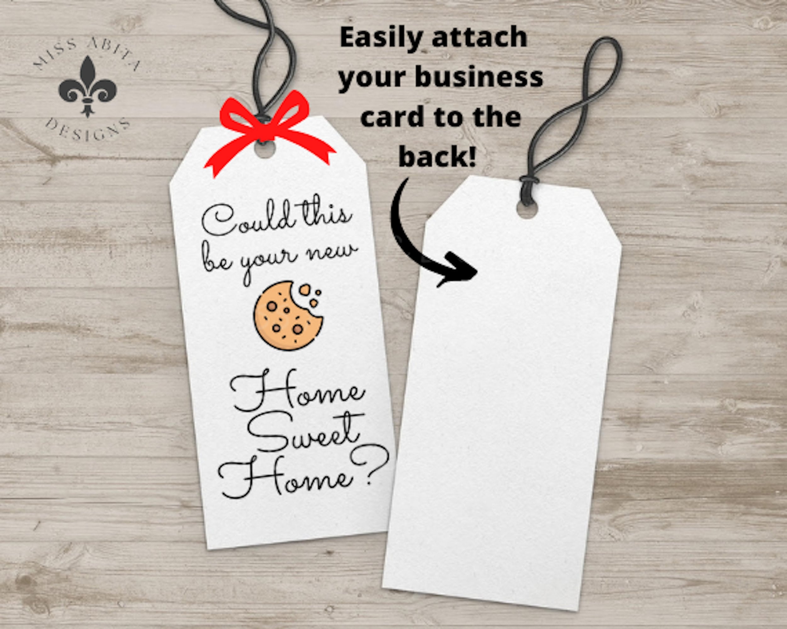 PRINTABLE Open House Sweet Treats Thank You Realtor Gift Tags Instant ...