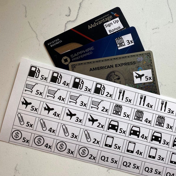 Points and Miles Credit Card Etsy