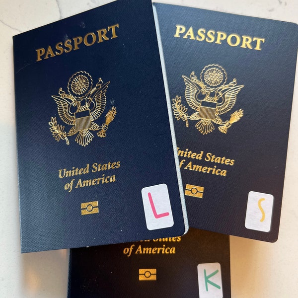 Personalized Passport Stickers Etsy