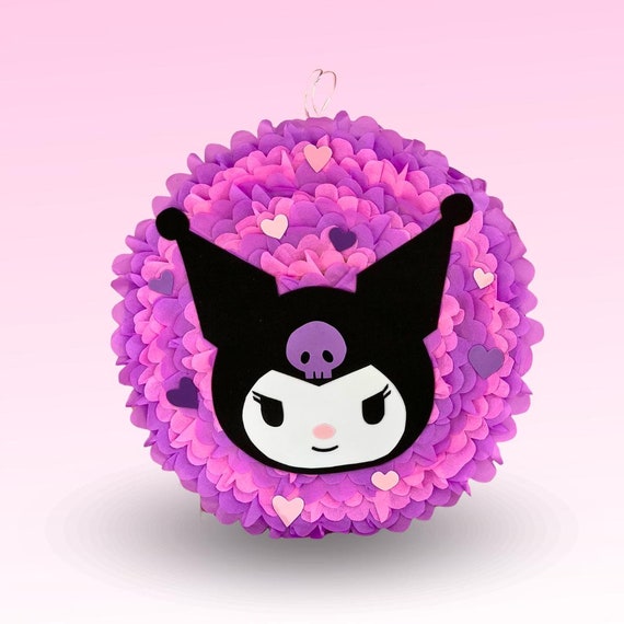 Kuromi Piñata, Sanrio Punk Bunny - Etsy