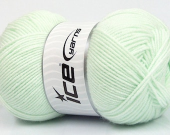 BAMBOO Soft FINE Yarn by Ice Yarn for Knitting, Crocheting, Amigurumi 100g 328 yards