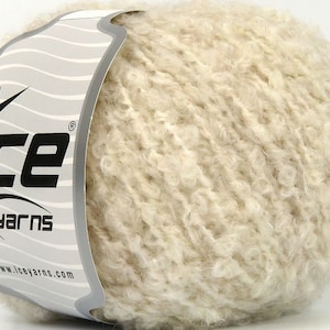 ALPACA WOOL BOUCLE Yarn by Ice Yarn 50g