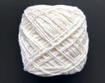 8/28Nm DK Wt CASHMERE 100% Yarn Off WHITE Color 1817282