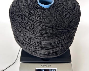 100% HEMP NATURAL Biodegradable Plant Yarn Black Color