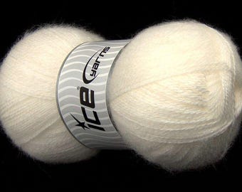 MOHAIR WOOL Yarn by Ice Yarns Pastel Colors 100 g 546 y