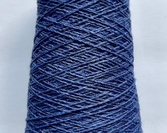 ANGORA MERINO WOOL Fingering Weight Yarn on Cone Dark Blue 1837714 150g