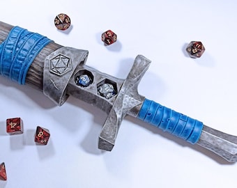 Dice Holding Dagger – D&D Dice Storage, Magnetic Sheath
