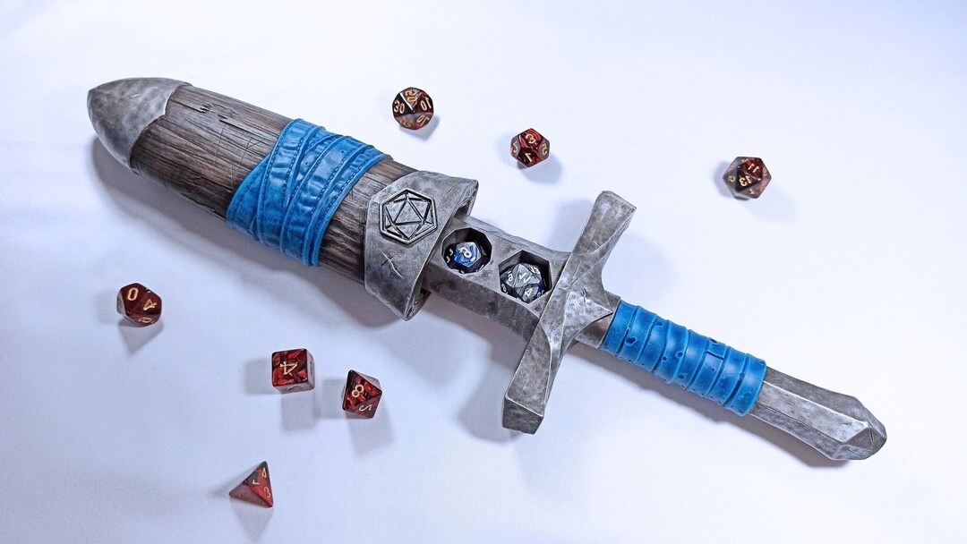 Dice Holding Dagger Unlock Fortune's Secrets Perfect Etsy