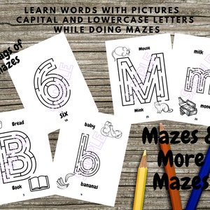 Alphabet Mazes