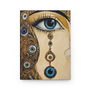 Evil Eye Journal for Scripting Manifesting Evil Eye Notebook Evil Eye Design Tarot Journal Gift for Her Manifest Gift for Him Birthday Gift