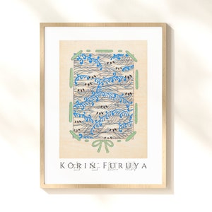 Furuya Kōrin Print –  Bijutsukai V56-05, Decorative Pattern Poster #174
