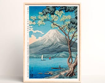 絵画 TAKEHIKO Mt.Fuji Japanese Art Print 