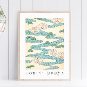 Furuya Kōrin Print –  Bijutsukai V09-07, Decorative Pattern Poster #022