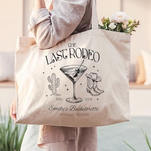 Western Bachelorette Tote Bag, Custom Mrs Bag, Bach Party, Bride Canvas Bag, Engagement Gifts, Bride to Be Tote Bag, Engagement Party Gift