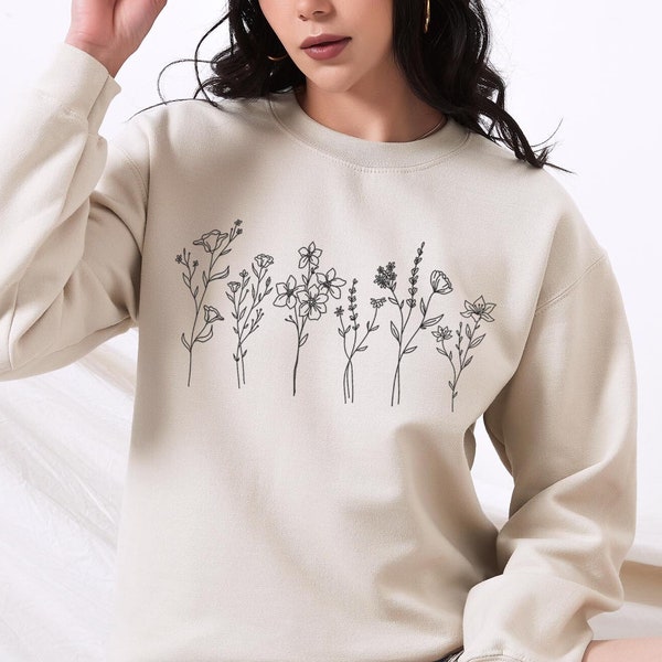 Flower Sweater - Etsy