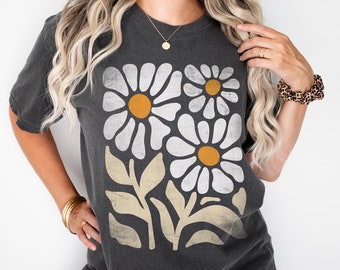 Camiseta de tela con estampado floral silvestre de Matisse, colores cómodos.