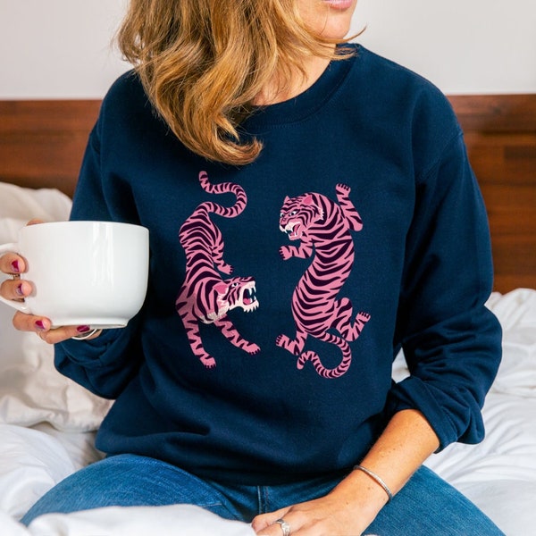 Tiger Sweatshirt Etsy