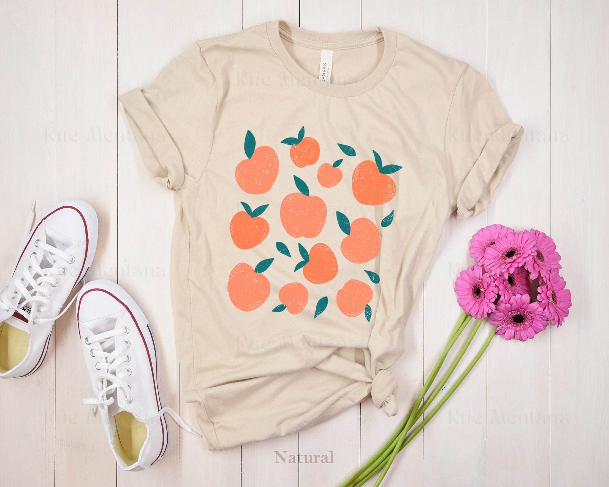◆SATUR◆ Banana Tree Graphic Short Sleeve T-Shirt Peach Cor MUSINSA | SATUR Banana Tree Graphic Short-sleeved T-shirt