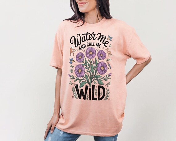 Abstract Floral T-Shirt, Plant Lover Gift, Botanical Garden Tee