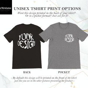 Boho Wildflower Unisex T-Shirt, Colorful Floral Tee image 8