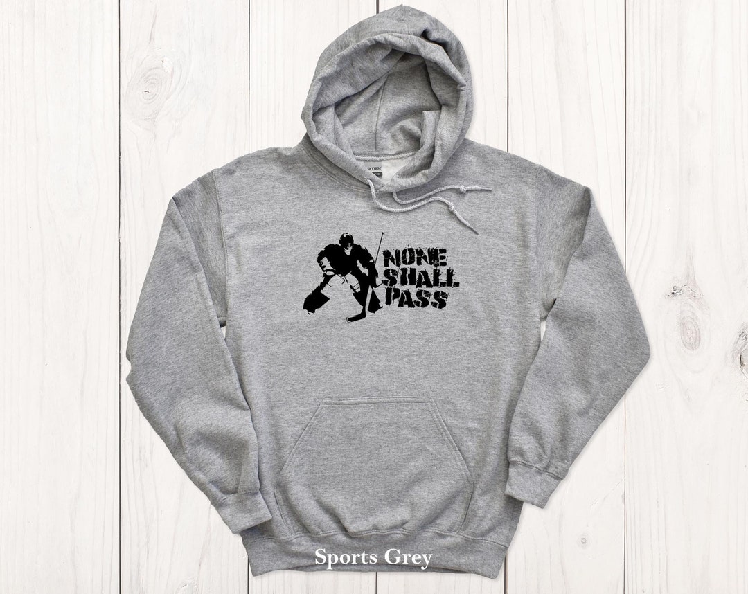 Hockey Goalie Youth Hoodie Youth Hockey Hoodie Hockey Etsy