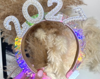 New Years Eve Light up headband, NYE headband, 2027 headpiece, NYE headpiece, 2027 headband, New Years Eve Party, 2027 New Year Headband