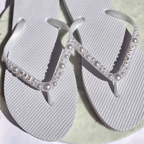 flip flops bridal party