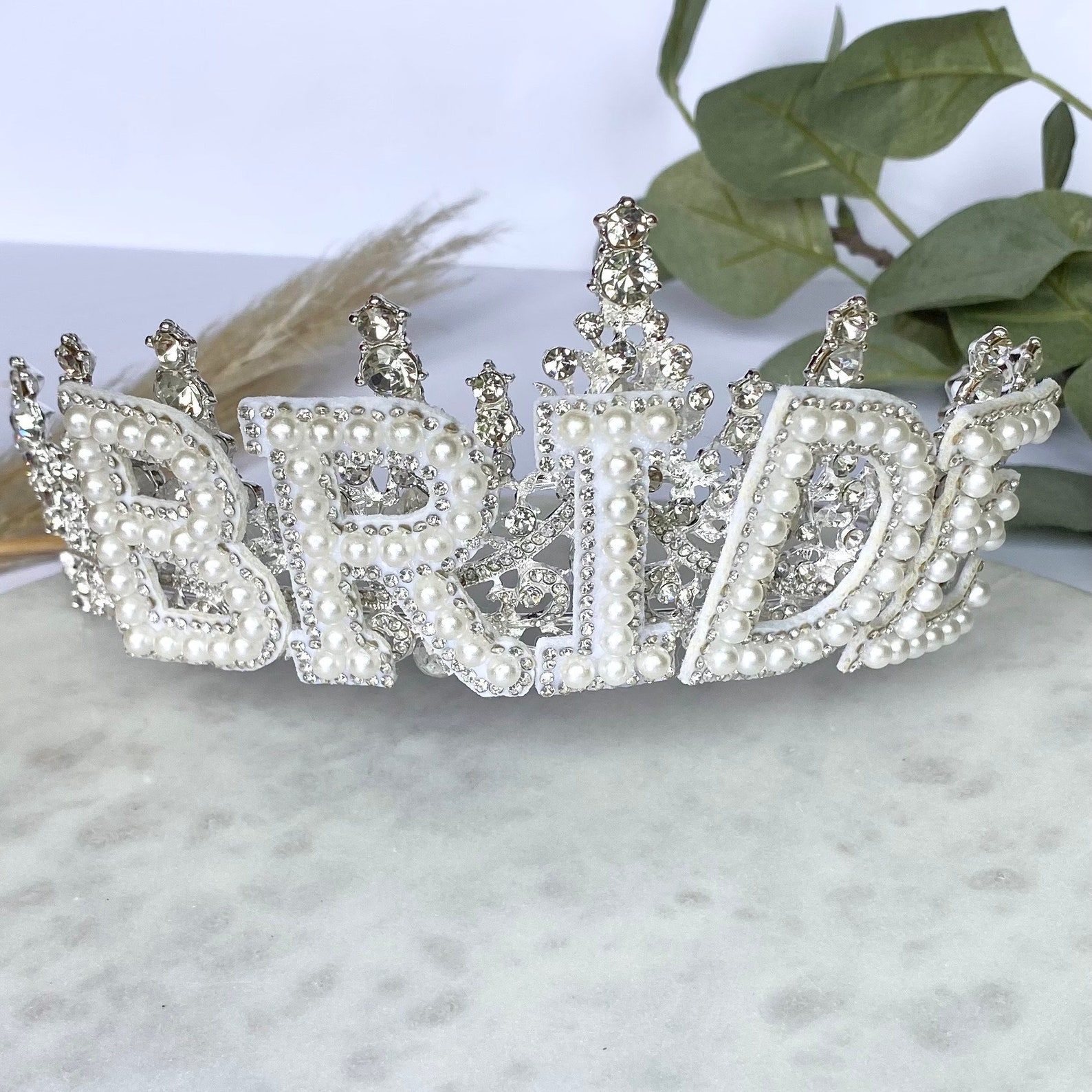 Bridal Bride to Be Crown Tiara Hen Do Engagement Wedding Gift Etsy UK