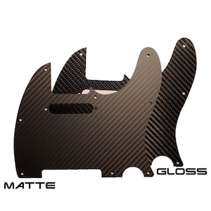 Carbon Fiber Fender Telecaster Pick guard 8 Hole Tele pickguard